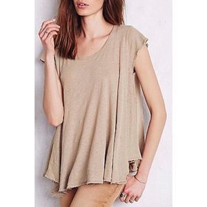Free People Sylvia Trapeze Tee